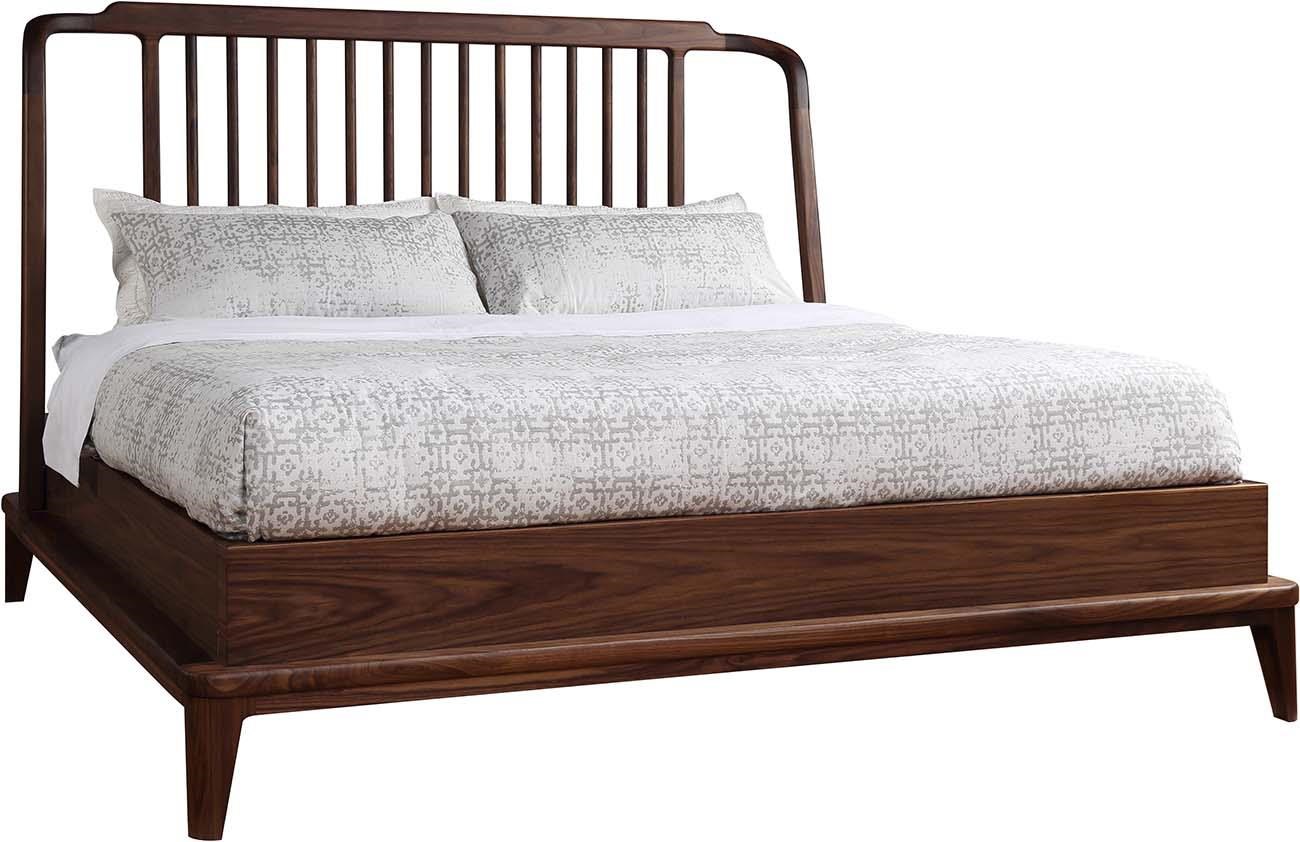 Stickley walnut cheap grove bed price